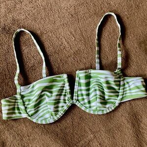 Zebra Bikini Top